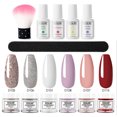 thumbnail image 1 of ROSALIND Dip Powder Kit para principiantes 6 colores Dipping Nail yeacher  Kit de belleza de uñas, 1 of 7