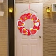 thumbnail image 1 of Valentine's Day LED light Heart Wreath Door Wall Hanger, 1 of 8