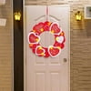 Tangnade Valentine's Day LED light Heart Wreath Door Wall Hanger