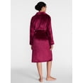 thumbnail image 4 of Joyspun Women's Plush Robe, Sizes S to 3X, 4 of 5