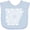 Blue, variant on Inktastic Arkansas Silhouette Mandala Boys or Girls Baby Bib