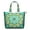 Floral, variant on Nature Inspired Psychedelic Mala Duffel Floral Abstract Travel Bag with Trippy Meditation Ornament, Colorful Healing Pattern