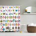 thumbnail image 2 of Decoración de revestimiento de de baño de poliéster impermeable con #29 Sunnimix Cortina de ducha, 2 of 5
