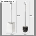 thumbnail image 3 of Advancent Cepillo de limpieza de inodoro Mancha de agua Azulejos de piso Cepillos de pared Herramienta de fregado Depurador para baño de hotel Juegos de accesorios de baño Verde, 3 of 6