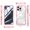 Pink, variant on navor Magnetic Case for iPhone 16 Pro Max with 9H Glass MagSafe Clear