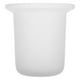 thumbnail image 3 of Soporte de vidrio para escobilla de inodoro: Vaso de vidrio esmerilado para escobilla de inodoro que ahorra espacio en baños domésticos., 3 of 8