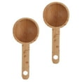 thumbnail image 3 of Miangastore 2Pcs Scoops Practical Wooden Spoons Simple Measuring Tools, 3 of 8