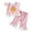 baby girl clothes#05 Pink, variant on HCNTES Baby Girl Clothes Baby Toddler Girl Halloween Outfits 6 12 18 24 Month 2T 3T 4T Pumpkin Embroidery Short Sleeve Round Neck Tops and Flared Pants Clothes Set