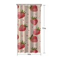 thumbnail image 5 of Strawberry Plants Fruit Heart Beige Pattern Shower Curtain 36"x72" ,Bathroom Decorative Shower Curtains Set with 12 Hooks,Modern Waterproof Washable Shower Curtain, 5 of 6