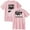 Pink, variant on Jey USO Four Letters One Word Cotton T-Shirt Women Men Casual Crewneck Short Sleeve Tee