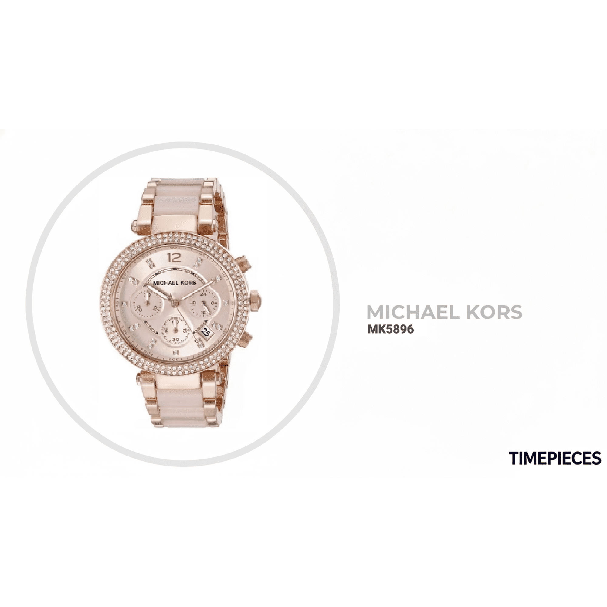 Michael Kors Women's Parker Two-Tone Watch MK5896