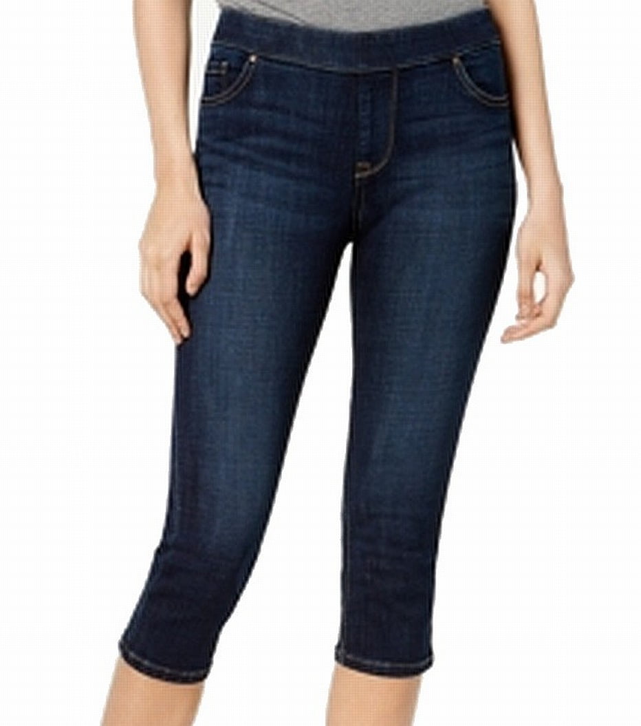 Lee - Womens Pull-On Skinny-Fit Capri Stretch Jeans 16 - Walmart.com ...