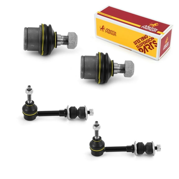 Metrix Premium Chassis Parts - 4 PC L/R Front Sway Bar Stabilizer End Link & L/R Front Lower Ball Joint Kit Fits 05 Dodge Ram 4000, 03-05 Ram 2500 4WD, 03-05 Ram 3500 4WD, K80885 K7467