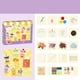 thumbnail image 4 of Mini juego de comida DIY | Kit de bento hecho a mano para niños | Actividad creativa de pellizco y relajación | Materiales plásticos de colores | 25 x 19 x 5 cm, 4 of 6