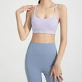 thumbnail image 2 of Curenmufel Plus Size Sports Bras for Women Sports Bras Pack for Women Padded Support Adjustable Strap Racerback Bra for Workout Gym Yoga Large Bust (Light Purple,S), 2 of 5