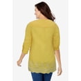 thumbnail image 2 of Woman Within Plus Size Embroidered Pintuck Tunic, 2 of 6