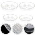 5/10 Pack Clear Thick Plastic Heavy Duty Sturdy Plant Saucer Drip Trays