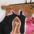 thumbnail image 3 of Hilason Handmade Genuine Leather Chaps Adult Handtooled Rodeo Bull Riding, 3 of 6