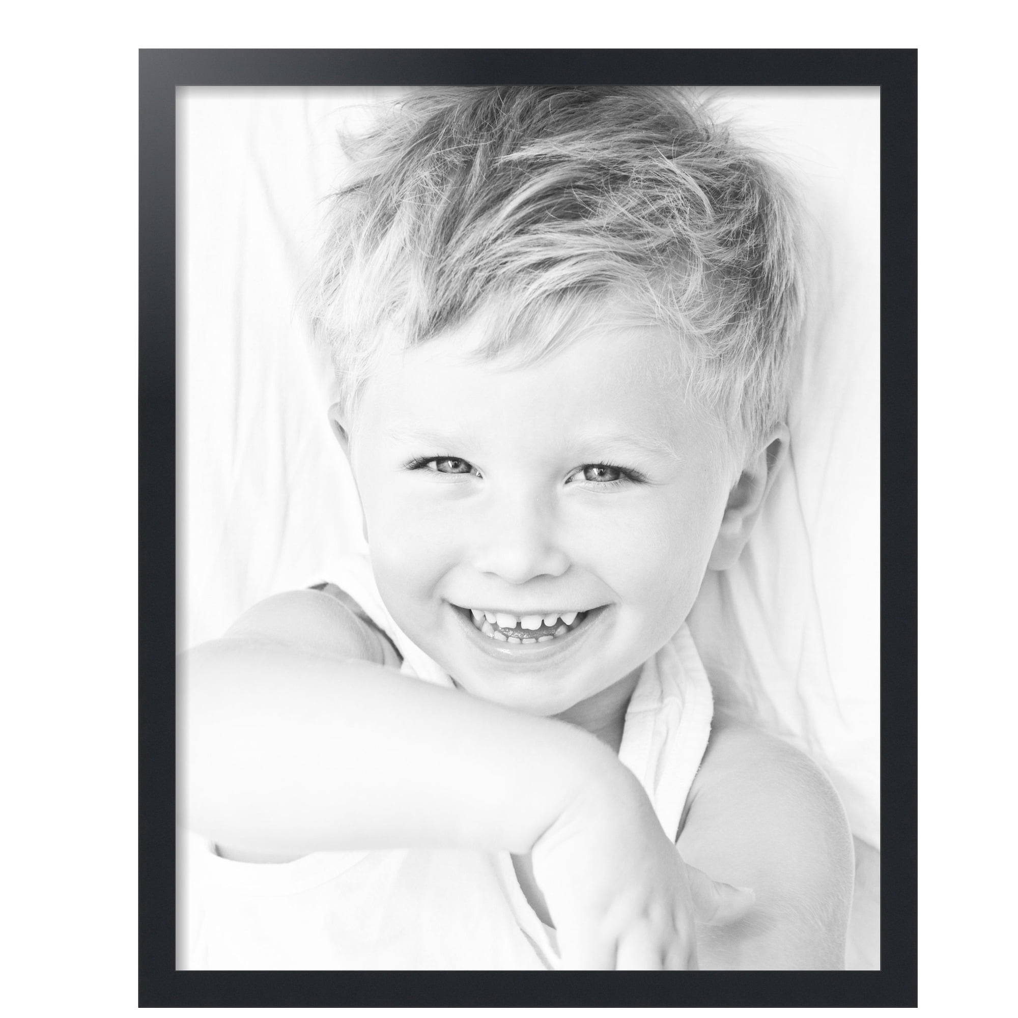 ArtToFrames 24x30 Inch Black Picture Frame, This Black MDF Poster Frame is Great for Your Art or Photos, Comes with 060 Plexi Glass (3943)