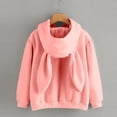 thumbnail image 4 of Bibifish Womens Hoodies Bunny Ear Hood Design Drawstring Detail With Pocket Relaxed Fit Casual Loungewear Parties Adorable Cute Daily Wear Hoodies, 4 of 5
