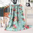 thumbnail image 2 of Pioneer Flower Blanket,Comfortable Soft Flannel Throw Blanket,All Season,Warm Lightweight Blankets for Sofa Bed Couch Living Room Chair,60"x80"(150x200cm), 2 of 4