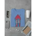 thumbnail image 3 of Classic Cup Design - Retro ICEE 'Coldest Drink In Town' Graphic Men's T-shirt, 3 of 4