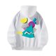 thumbnail image 3 of Sudadera con capucha de manga larga, sudadera con capucha, cómoda, holgada, estampada, sudadera con capucha para mujer, para vacaciones, trabajo, uso , L L, 3 of 10