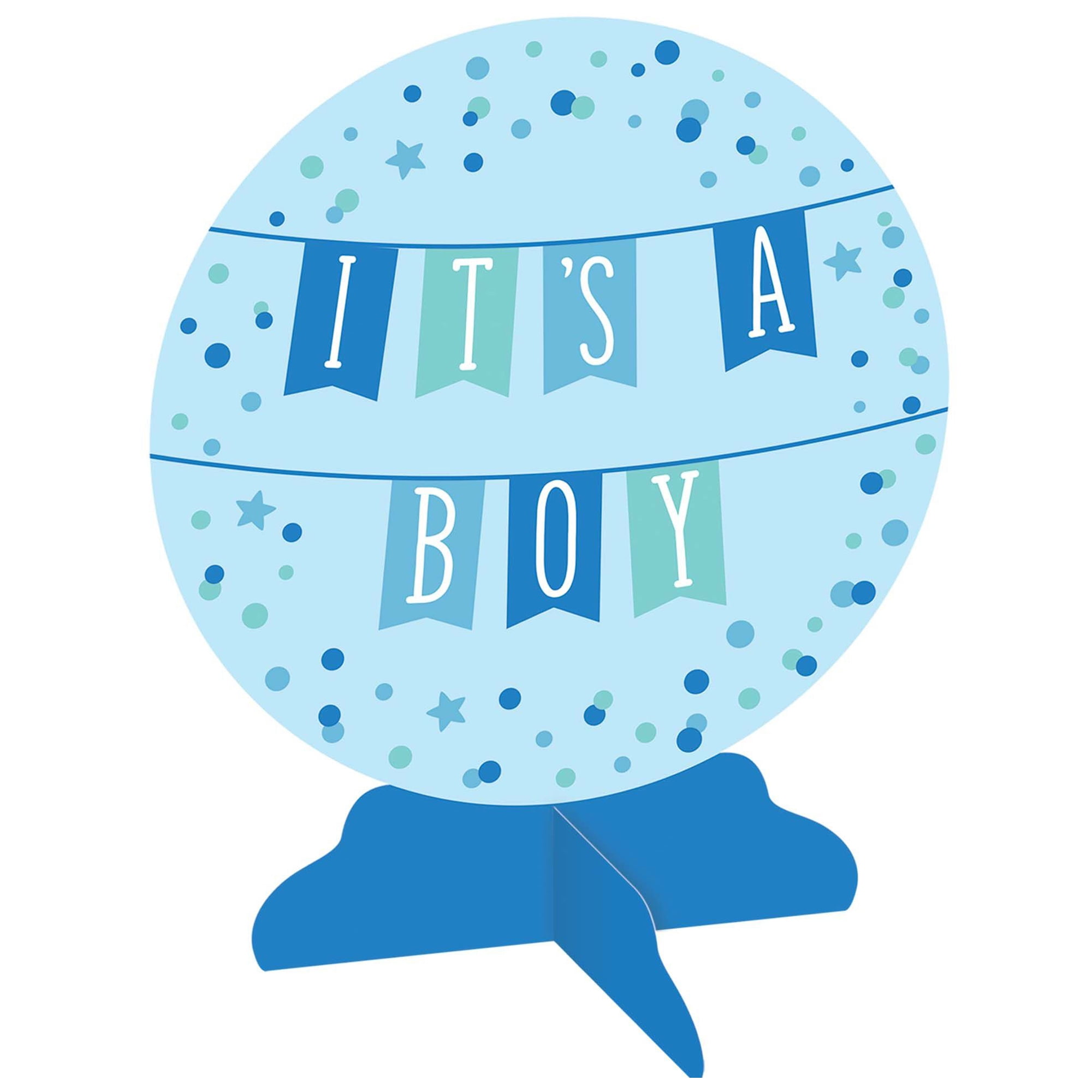 Baby Shower Blue 'It's a Boy' Table Centerpiece (1ct)