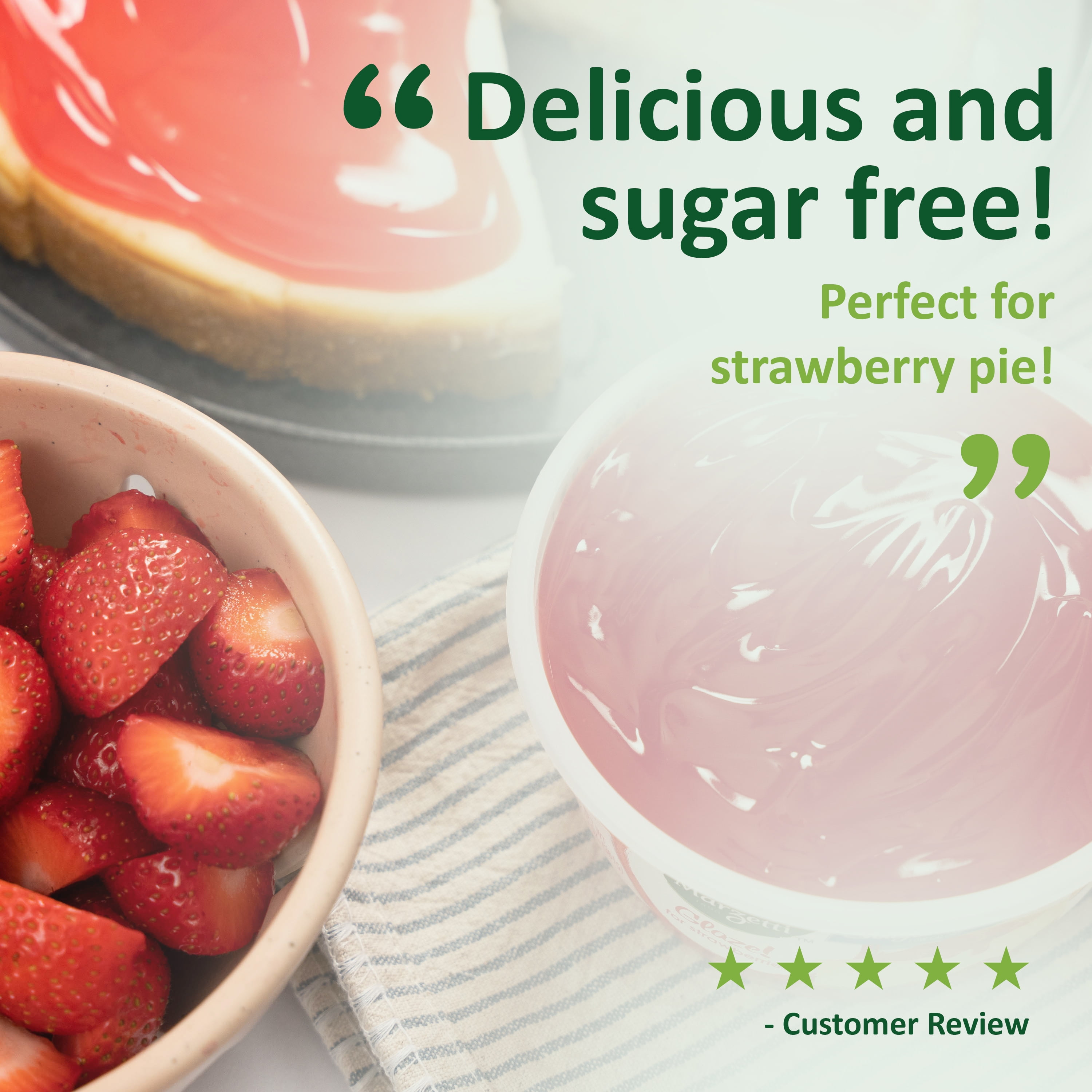 Marzetti Sugar Free Glaze for Strawberries, 12.75 oz. Tub