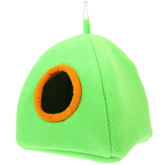 Shisuyan Comfortable and Safe Cotton Hamster House for Pet Use Green Color Small Size