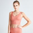 thumbnail image 3 of Women Sports Bra U Back U Neckline Removable Padded Vest, 3 of 8