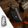 thumbnail image 1 of Car Key Fob Cover Case Protector For BMW Car Key Case Fob Cover Leather Handmade Blade Key, 1 of 19