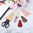thumbnail image 6 of Uxcell 4"x2.2" PU Leather Scissors Sheath Cover Protector for Eyebrow Trimming Beauty Tool, Black 3 Pack, 6 of 6
