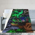 thumbnail image 2 of Oogie Boogie Cartoon Blanket Cozy Warm Flannel Throw Blanket for Living Room Bedroom Bed Sofa Car, All Seasons Fleece Blankets Gifts for Kids Teens Adults 60"X50", 2 of 8
