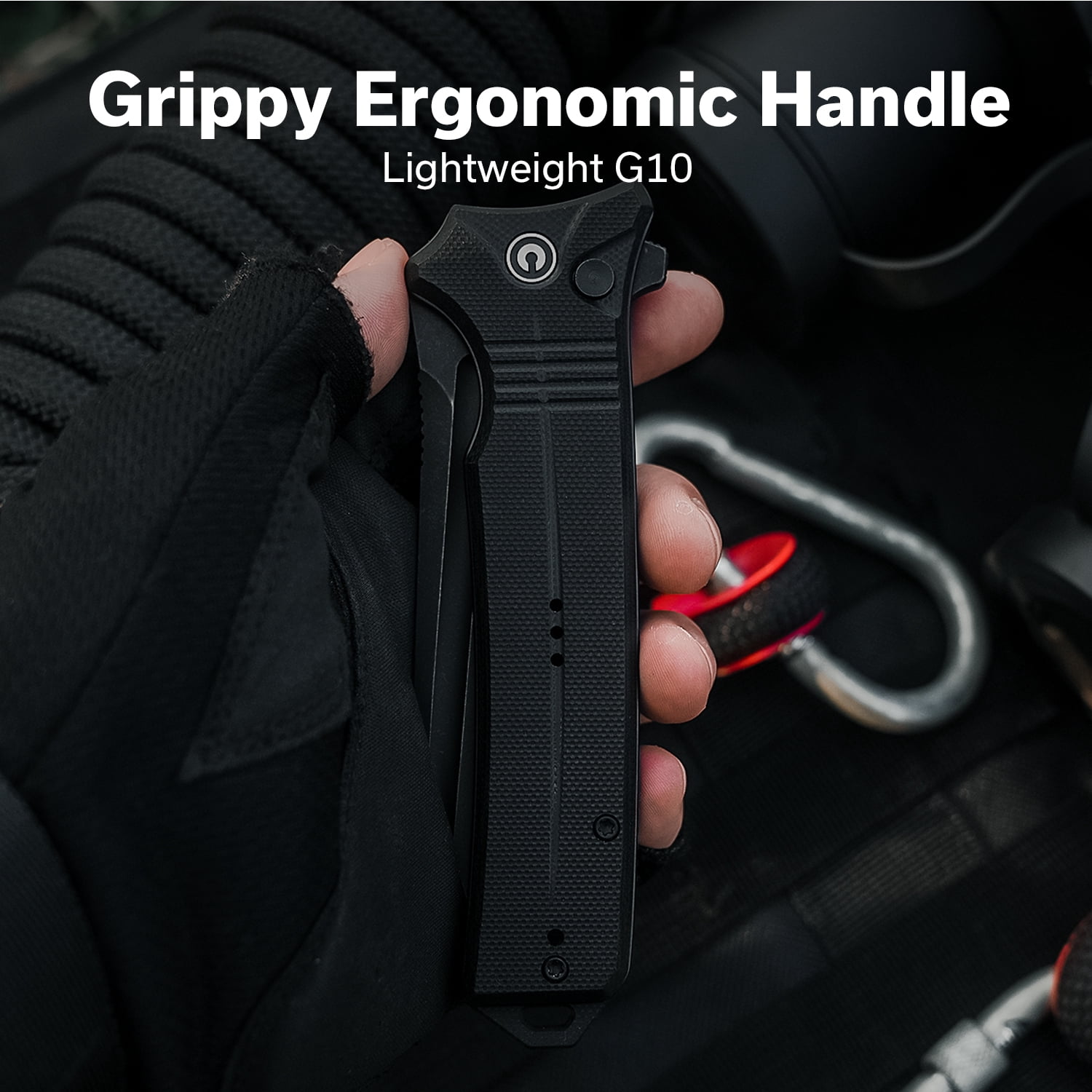 CIVIVI Neurohaptic Pocket Folding Knife with 3.74'' Nitro-V Blade G10 Handle C23080-1