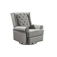 thumbnail image 4 of Westwood Design Amelia Traditional Fabric USB Glider and Recliner in Charcoal, 4 of 6
