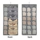 thumbnail image 2 of Bolsa organizadora colgante con 12 + 18 compartimentos para ropa interior y sujetadores, para armario, portátil y plegable., 2 of 5