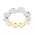 thumbnail image 4 of U8MO 20pcs Stainless Steel Metal Pendants Beads for Jewelry Earring Making 6mm~25mm-Rose Gold-15mm, 4 of 6
