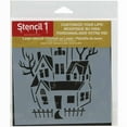 thumbnail image 2 of Stencil1 Haunted House Stencil Art Craft - 5.75" x 6", 2 of 3