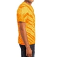 thumbnail image 4 of Mens Tiger Stripe Tie-Dye Short Sleeve Cotton Tee Gold 4X-Large, 4 of 5