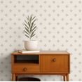 thumbnail image 2 of S4Sassy Modern Polka Dotted Diamond Wallpaper- White Bohemian Wall Covering, 25" X 60" Self-Adhesive Vinyl Walls Paper, Decorative Wallwrap, Easy Diy Walls Covering For Bedroom, Living Space, 2 of 9