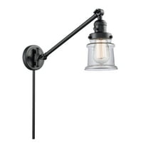 Innovations Lighting 237 Small Canton Small Canton 1 Light 25" Tall Bathroom Sconce -