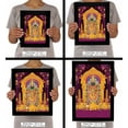 thumbnail image 7 of IBA Indianbeautifulart Lord Venkateshwara Picture Frame Religious Poster Black Wall Frame Deity Photo Frame Wall Decor&nbsp;For Home/ Office/ Temple-8 x 10 Inches, 7 of 7