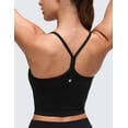 thumbnail image 4 of CRZ YOGA Womens Butterluxe Longline Sports Bras Racerback Padded Yoga Workout Crop Top, 4 of 6