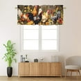 thumbnail image 2 of Rooste Window Curtain Valance American Western Farm Watercolor Sunflower and Chicken Window Valance for Living Room Bedroom, Kitchen Valance Rod Pocket Window Curtain 54 by 18 in, 1 Panel, 2 of 6