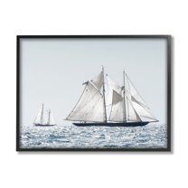 Stupell Industries Traditional Sailboat Vessel Boat on Water Photography, 20 x 16, Design by Danita Delimont