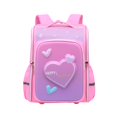 thumbnail image 2 of Bonita mochila escolar de dibujos animados en 3D para niños, bolsas de escuela primaria para niñas, bolsa de libros impermeable con corazón de amor para niños Fivean unisex, 2 of 2