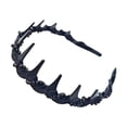thumbnail image 4 of Diadema ligera clásica de los años 90, accesorio para el cabello, antideslizante y sin esfuerzo para regalos. Negro, 4 of 9