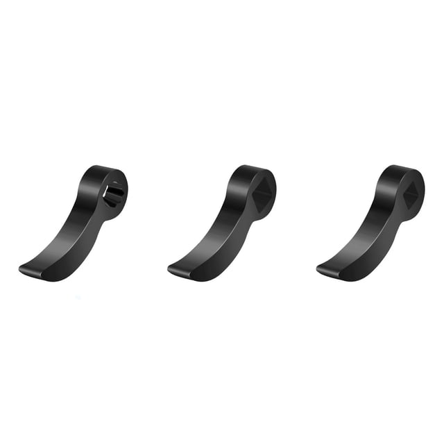 ARCADORA Black Steel Pry Bar Adapter 1/2 & 3/8 Inch Square Drive 6 & 4 Point Angle Head Design For Automotive Control Arm Repair