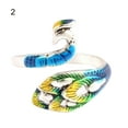 thumbnail image 7 of Yesbay Crochet Loop Peacock Design Adjustable Sewing Ring Wear Thimble Knitting Supplies for Household, 7 of 7